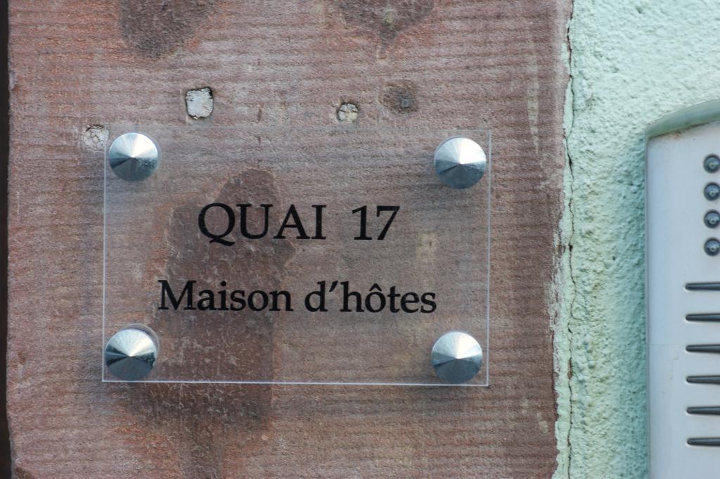 Quai 17 Maison D'Hotes Štrasburk Exteriér fotografie